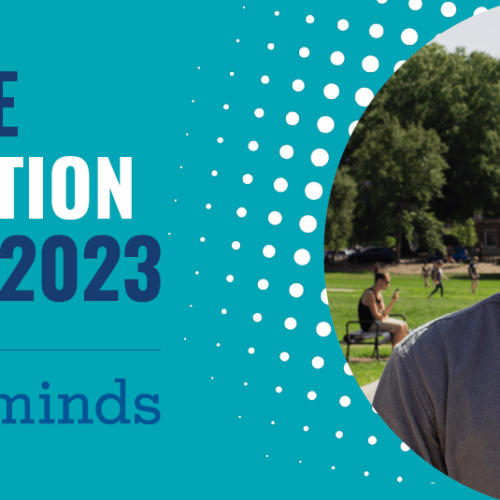 Photo of Active Minds student leader and blog author Zafir Naseem with text reading 