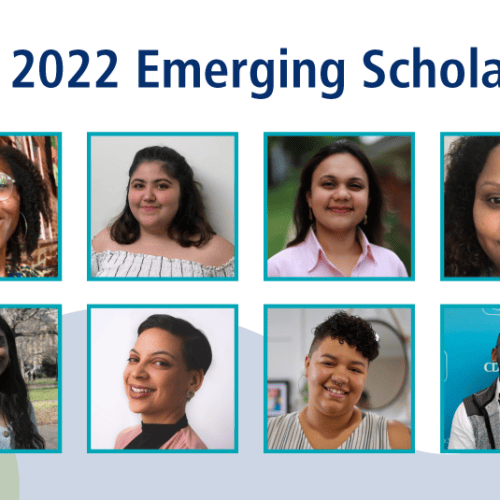 Active Minds 2022 Emerging Scholars Banner with headshots