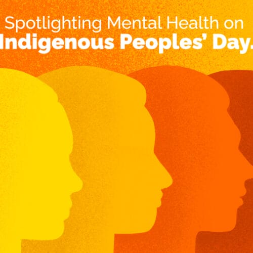 Yellow, orange, and red silhouettes with white text reading, 