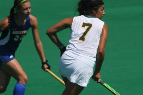 Teal Background White Logo