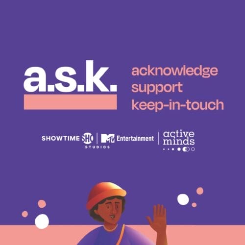 A purple background reads 