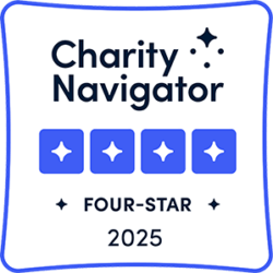Active Minds Four-Star Badge from Charity Navigator for 2025