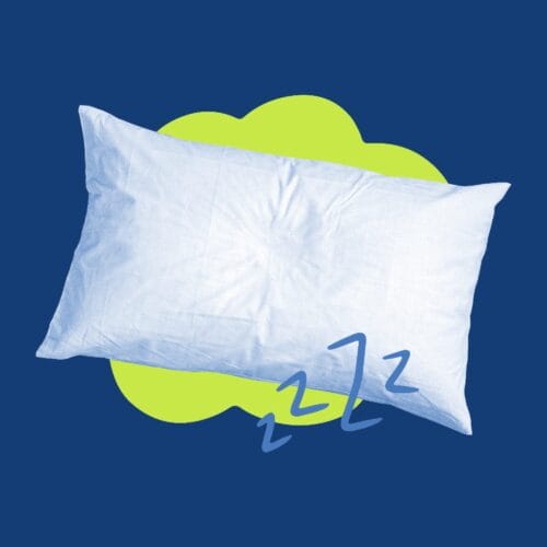 Pillow with Zzzz