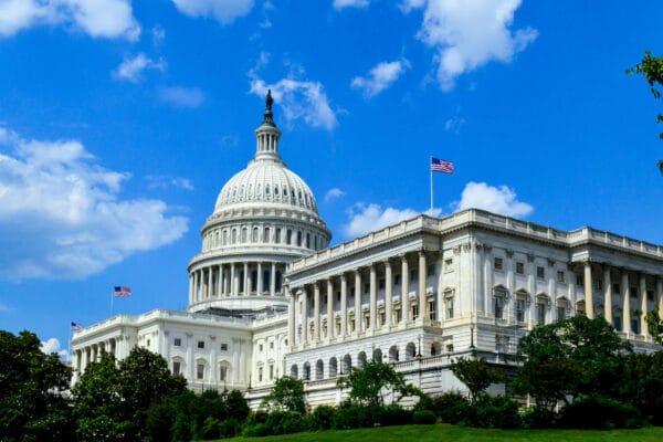 Photo of the United States Capitol Building in Washington, D.C..